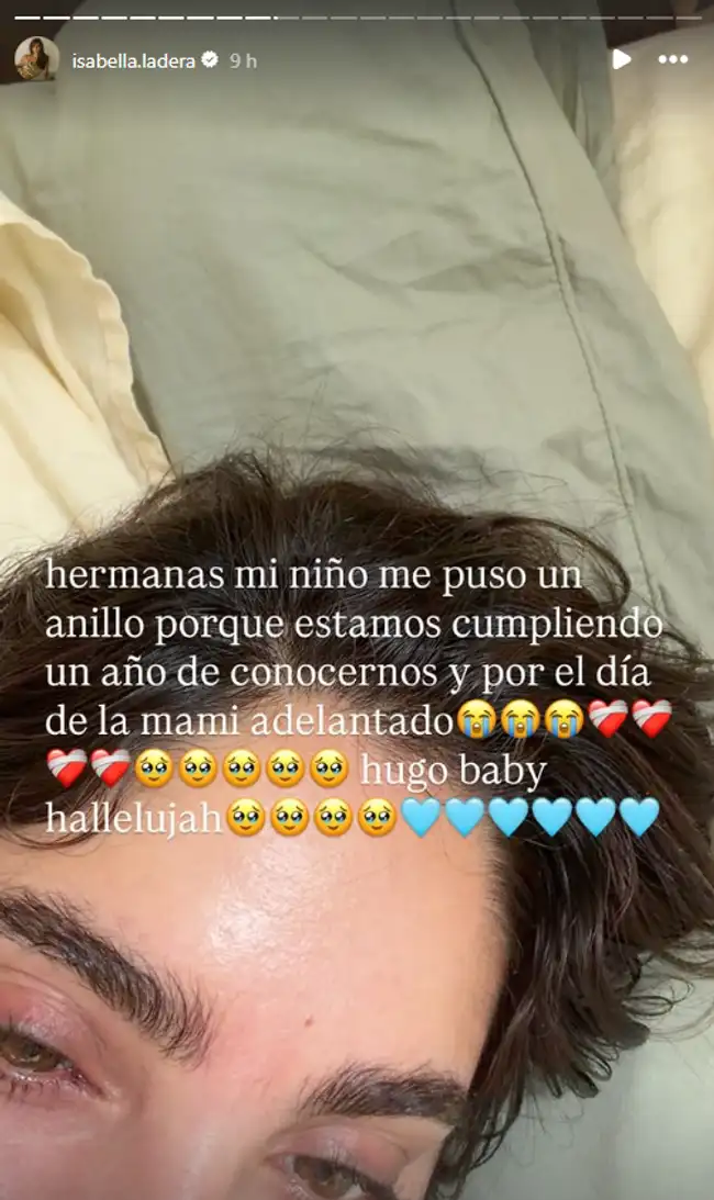 Hugo García da el gran paso con Isabela Ladera justo antes del nacimiento de su hijo y conmueve a todos.  