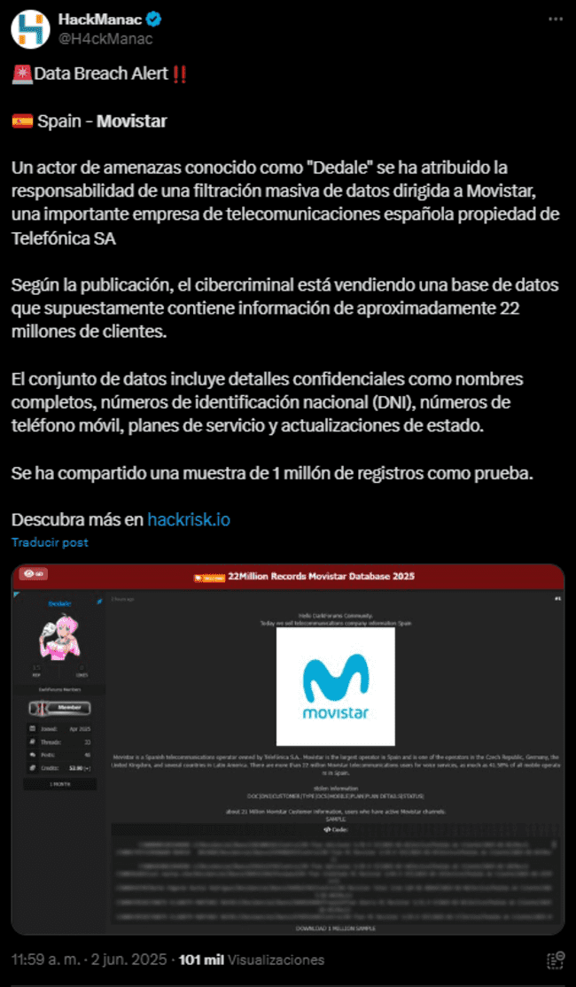 Ciberataque contra Telefónica Ciberataque contra Telefónica
