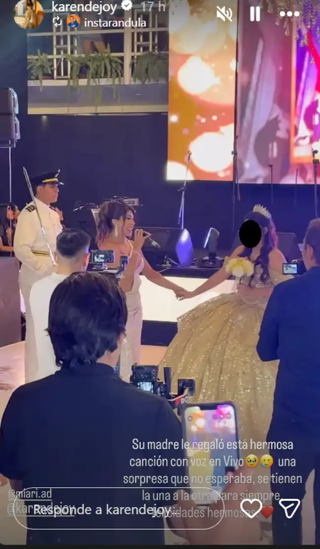 Karen Dejo dedicó un conmovedor mensaje a su hija. Karen Dejo dedicó un conmovedor mensaje a su hija.