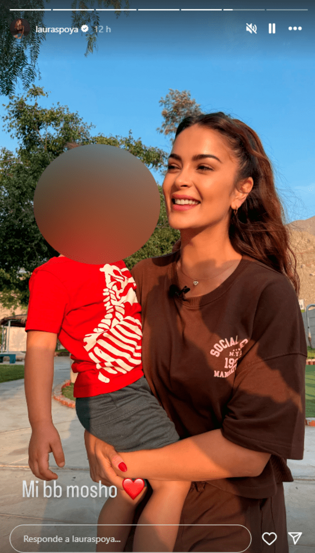 <strong>Laura Spoya y su hijo</strong> <strong>Laura Spoya y su hijo</strong>