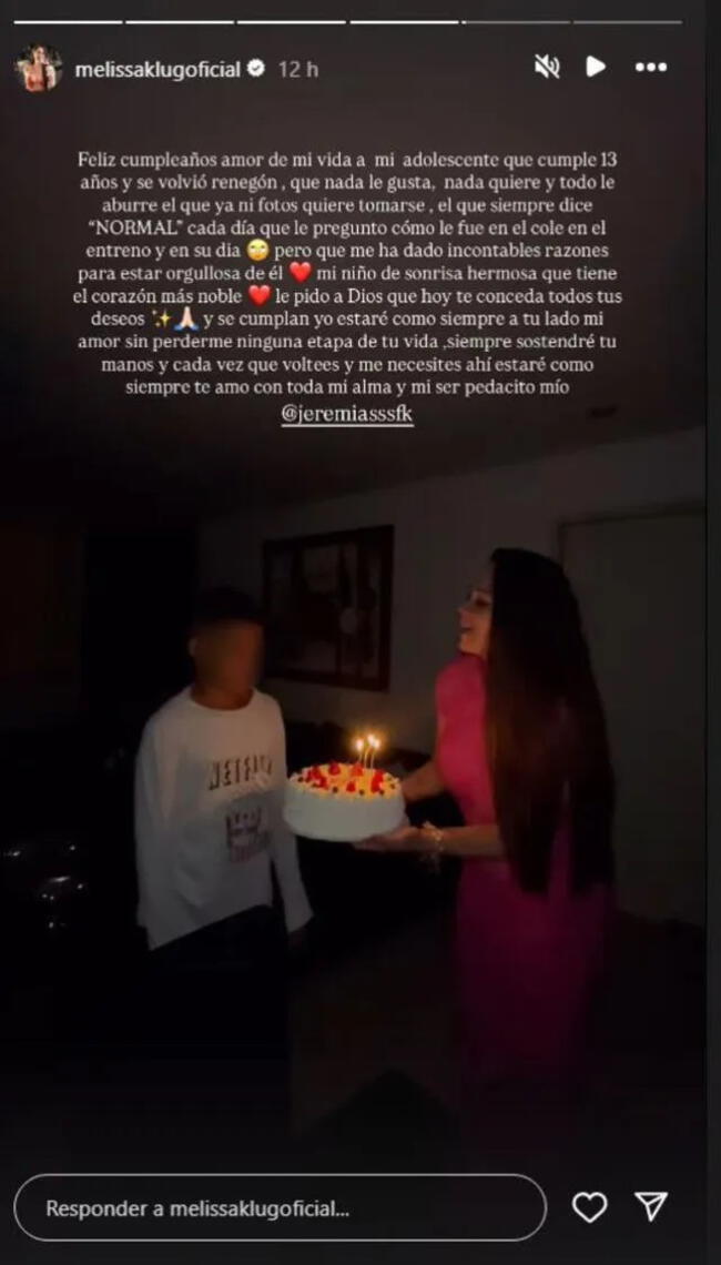 Melissa Klug dedica tiernas palabras a su segundo hijo con Jefferson Farfán. Fuente: Instagram. Melissa Klug dedica tiernas palabras a su segundo hijo con Jefferson Farfán. Fuente: Instagram.