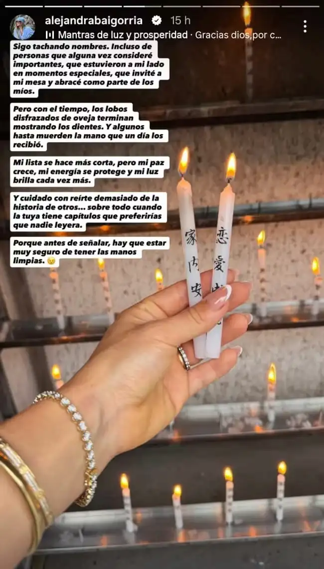 La empresaria compartió fuerte mensaje en redes. La empresaria compartió fuerte mensaje en redes.