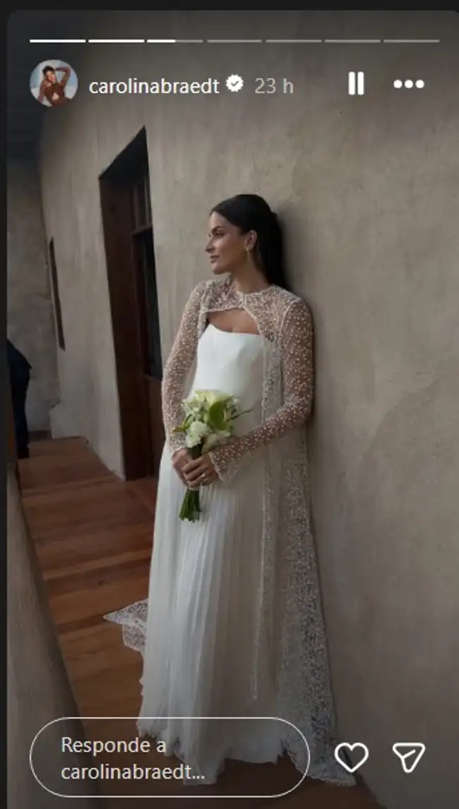 Carolina Braedt compartió con sus seguidores todos los preparativos de su boda.  