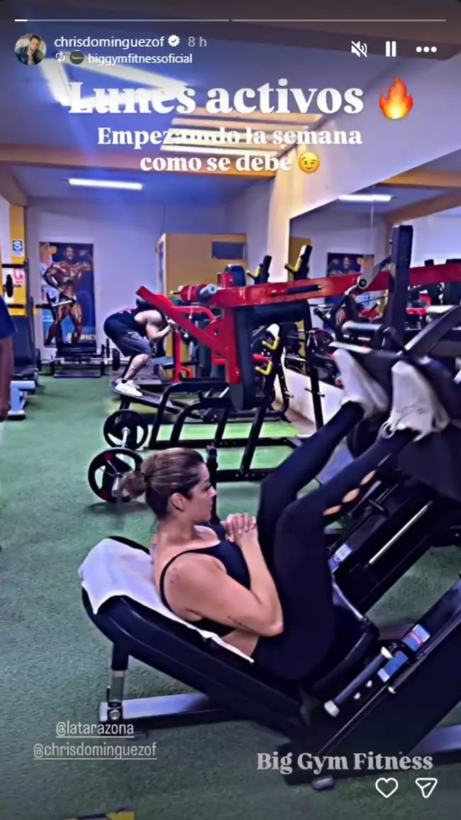 Christian Domínguez prefirió ir al gym en vez de acompañar a su hija a su primer día de  