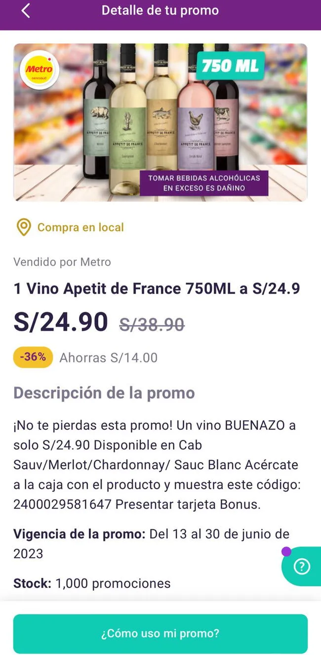 Gran oferta de vinos para el Día del Padre solo desde Yape.<br><br>   