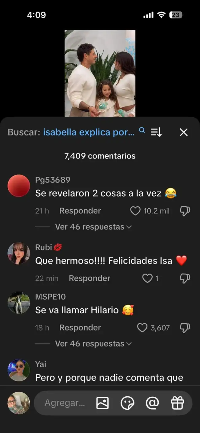 Comentarios divertidos sobre el incidente con la falda de Isabella Ladera.  