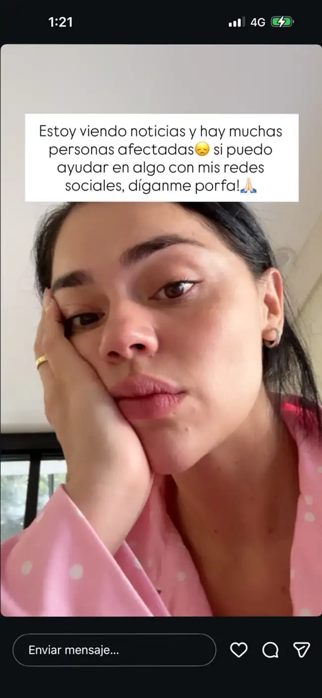 La influencer colombiana y pareja de Ignacio Baladán se pronunciaron en horas de la mañana.  