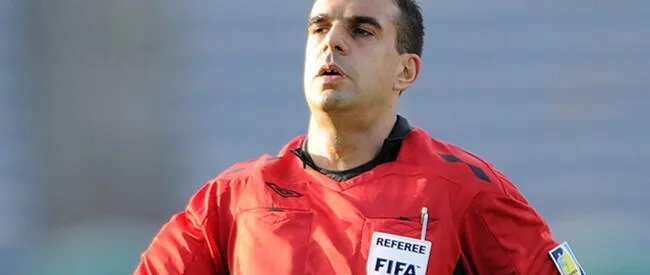 Christian Ferreyra, árbitro del Perú vs. Chile.   