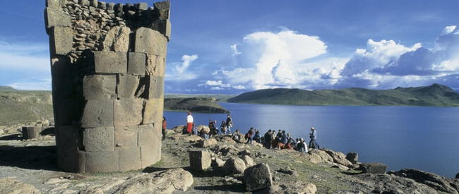  Sillustani, ubicado en Puno.<br><br>    