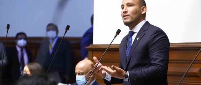 Alejandro Muñnate, congresista de Renovación Popular.   