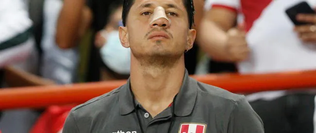 Gianluca Lapadula, delantero de la selección peruana.   