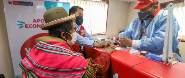 Las personas podrán cobrar el Bono Yanapay Perú a través del Banco de la Nación hasta la fecha límite establecida por la ministra Boluarte.  