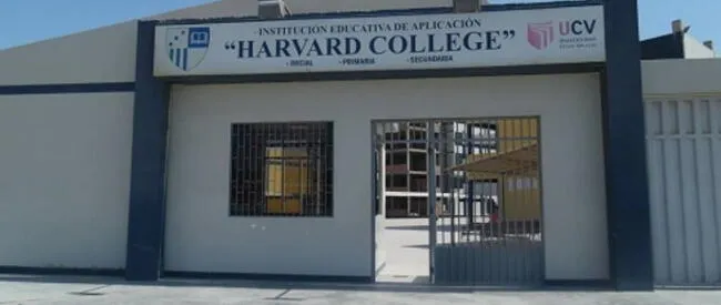 Harvard College, colegio perteneciente al conglomerado de la UCV en Piura.   