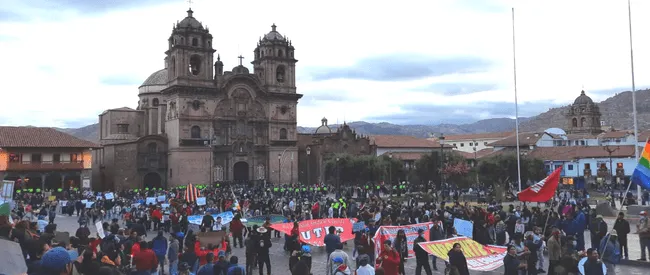 Protestas multitudinarias en Cusco. Foto: La República   