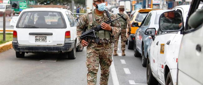 Las Fuerzas Armadas saldrán en apoyo a la Policía Nacional por el estado de emergencia.   