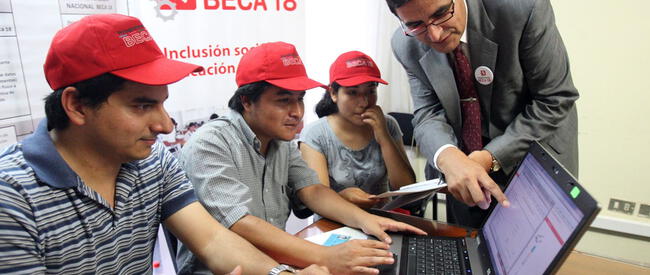 Los jóvenes peruanos que cumplan con todos los requisitos podrán ser parte de Beca 18.   