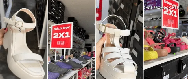  Remate de zapatos en un gran almacén de Los Olivos con precios desde 29.90 soles.    