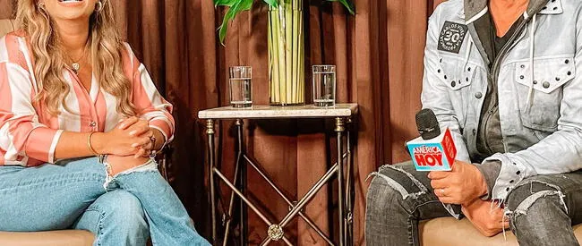 Ethel Pozo brilla en entrevista con impactante blusa a rayas y pantalón acampanado. | Instagram.   