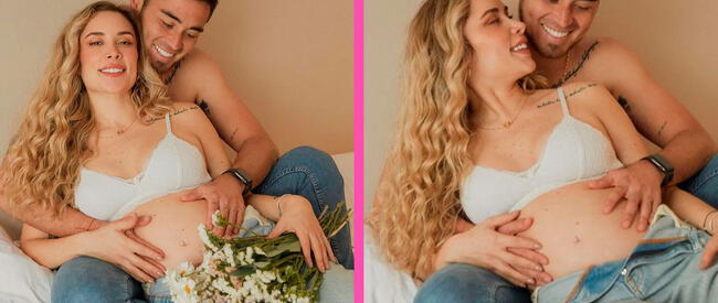 Ale Venturo y Rodrigo Cuba, lucen primer embarazo como pareja.   