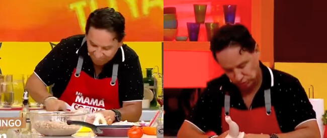 Ricardo Rondón aparece en el programa de Mi mamá cocina mejor que la tuya y es blanco de críticas. 