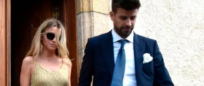 Clara Chía y Gerard Piqué.   