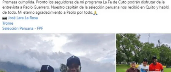 Cuenta de Instagram de Luis "Cuto" Guadalupe   
