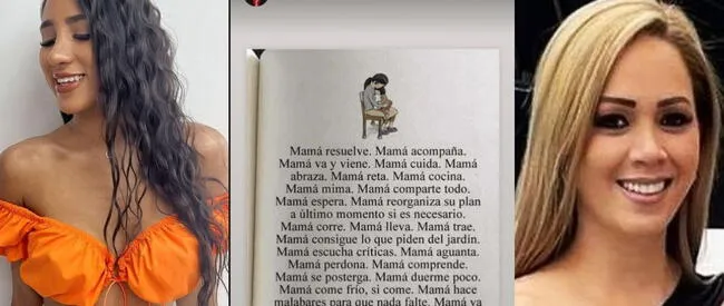 Melissa Klug envía un mensaje a Samahara Lobatón por su ausencia en su baby shower Mamá