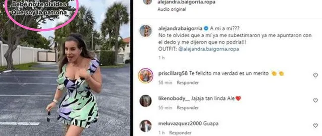  Alejandra Baigorria se manifiesta ante las especulaciones sobre su posible boda con Said Palao.    
