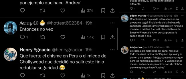  Usuarios reaccionan tras la revelación de la falta de un ampay en Magaly.    