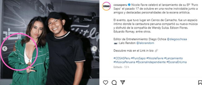  Revista Cosas vía Instagram.    