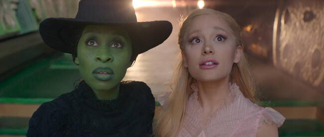 <strong> Película ‘Wicked’ con las actuaciones de Ariana Grande y Cynthia Erivo. Foto: difusión</strong>   