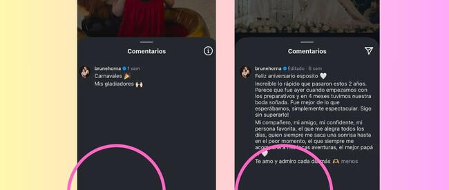 Brunella Horna vía Instagram. Brunella Horna vía Instagram.