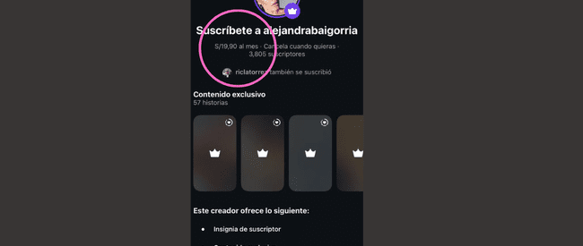 Suscripciones de Alejandra Baigorria. Suscripciones de Alejandra Baigorria.