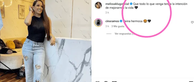  Melissa Klug vía Instagram.    