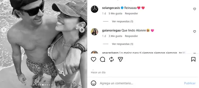 Alondra García Miró no suele compartir sobre su relación.  