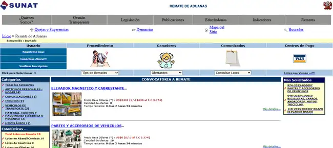 Remate de aduanas Remate de aduanas
