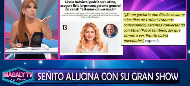 Gisela podría llegar a Latina.  