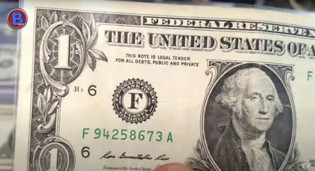 No creerás cuáles son las características del billete de un dólar más caro.   