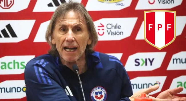 Ricardo Gareca recordó a la selección peruana ante periodistas chilenos en conferencia de prensa.   