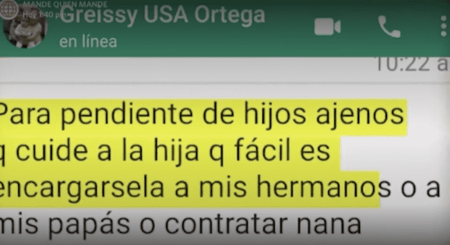 Greissy Ortega se pronunció sobre las declaraciones de su hermana Milena Zárate.   
