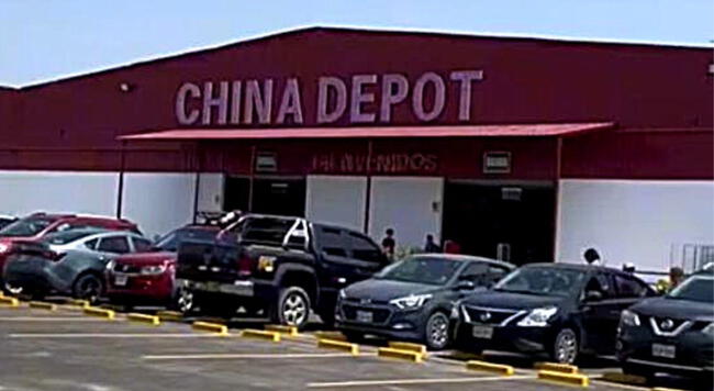  Los usuarios podrán encontrar el gran almacén de China Depot al frente de Minka.    