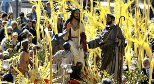 El Domingo de Ramos da la bienvenida a la Semana Santa.   