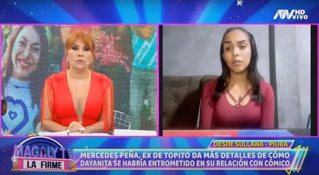 Mercedes Peña, ex de Topito, habló sobre el final de su relación y cómo confrontó a Dayanita.   