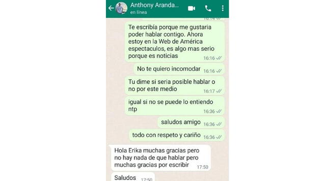 Anthony Aranda responde ante ruptura con Melissa Paredes<br><br>   