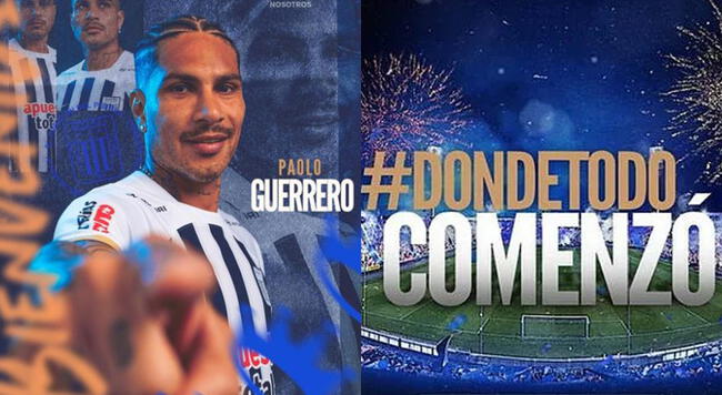 Paolo Guerrero fichó por Alianza Lima.   