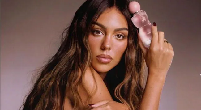 <em> Georgina Rodríguez lanzó un nuevo perfume con Laverne. Foto: Instagram Georgina Rodríguez </em>   