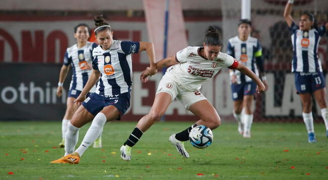 Alianza Lima y Universitario disputaron la final del fútbol femenino 2023.   