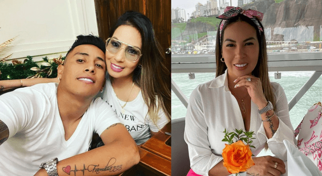  Pamela López y Christian Cueva comparten un tatuaje vinculado a su familia.   