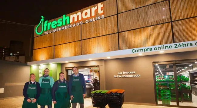 Freshmart, mercado híbrido que buscaba establecerse en el Perú.   