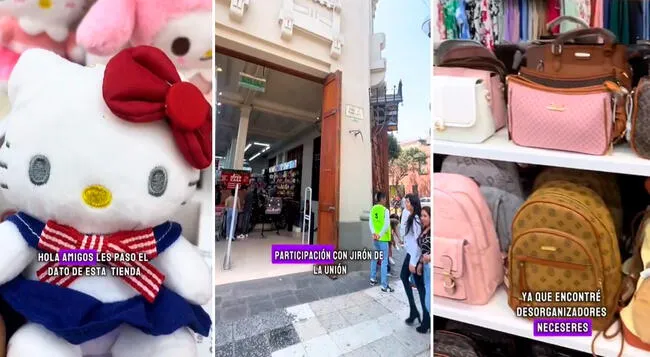 <strong> Una nueva importadora llegó a Jirón de la Unión. Productos de belleza, de hogar y ropa se encuentran en esta tienda | Foto: Composición de Wapa</strong>   